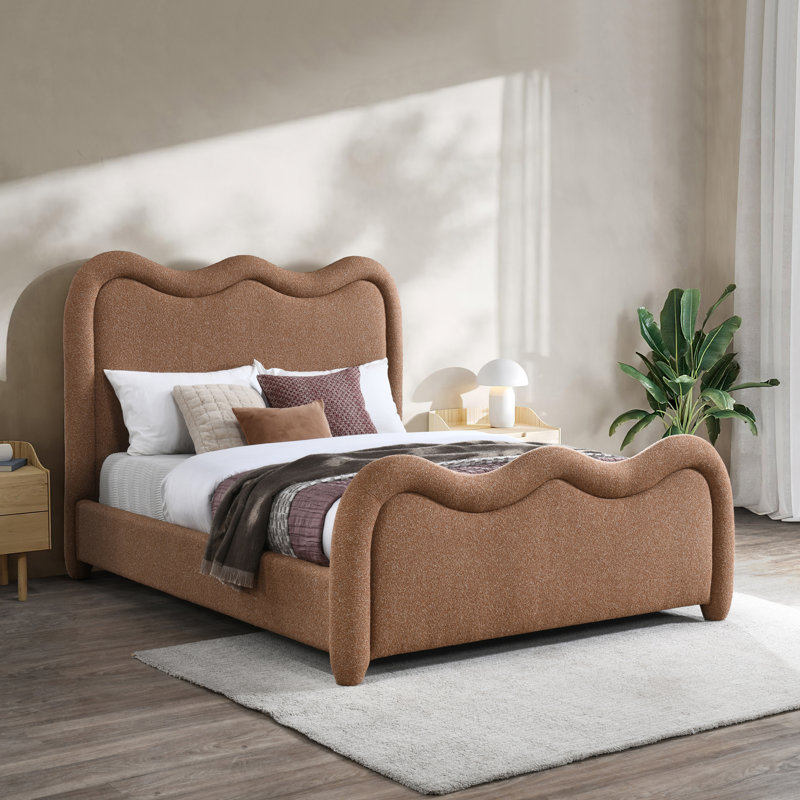 Gavin Chenille Fabric, Full, Cognac Chenille Fabric