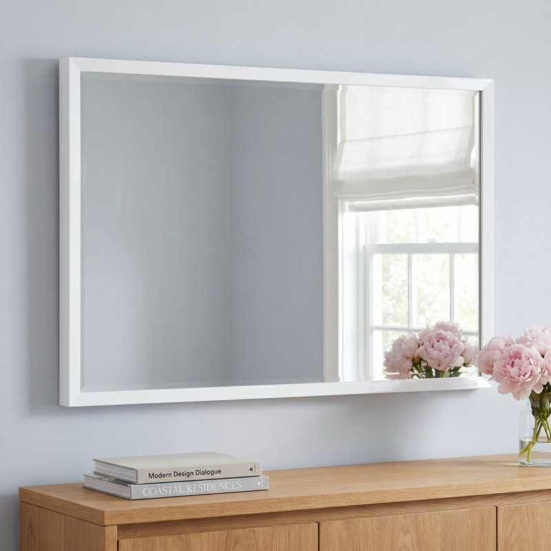 Rectangle White Wall Mirror