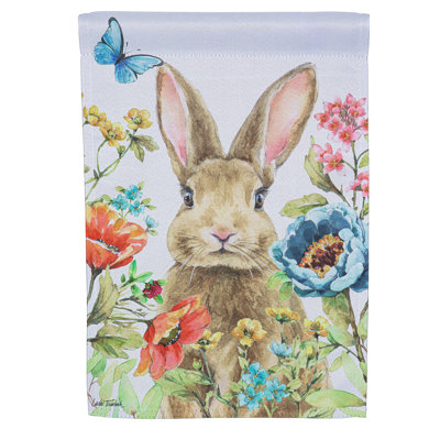 Drapeau de jardin Garden Bunnies