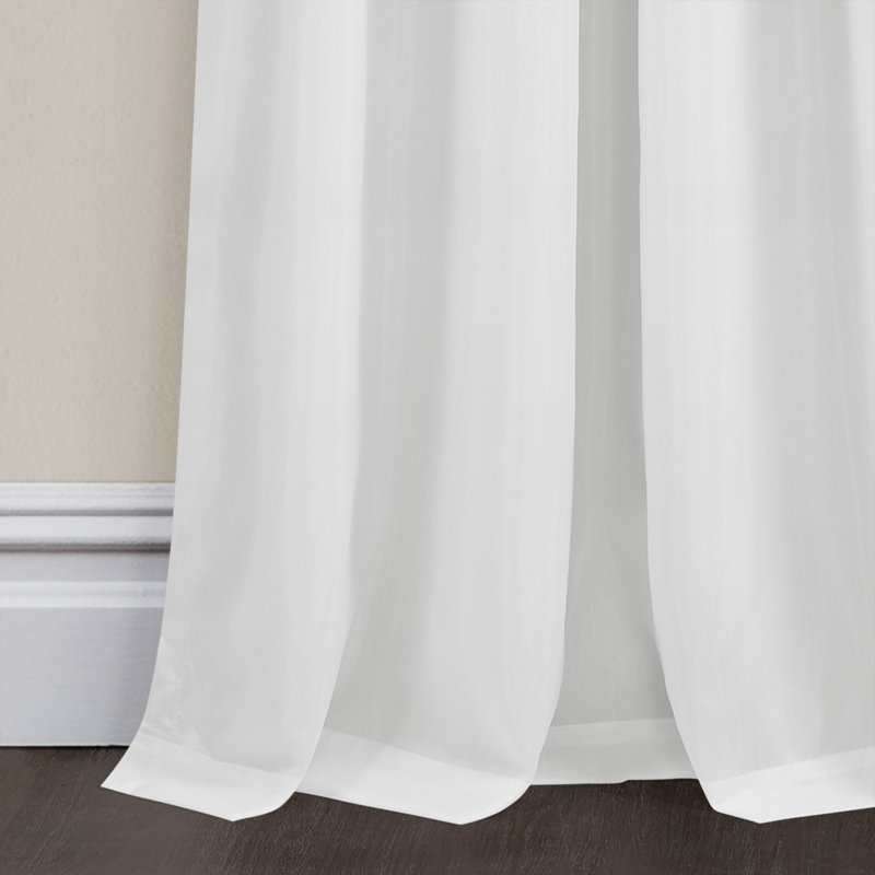 Night Sky Blackout Curtain Single Panel, Gray/White
