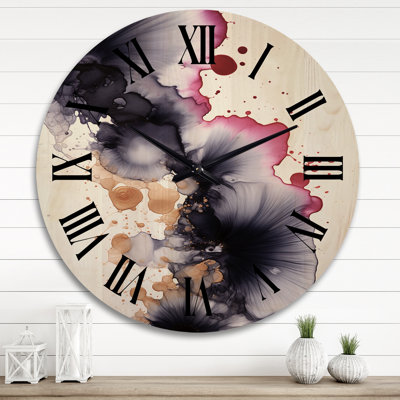 Horloge murale en bois massif Freitag