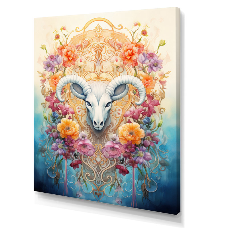 «Folk Religion Divine Blessings», impressions sur toile, Toile tendue, H 44 po x l 34 po x P 1,5 po