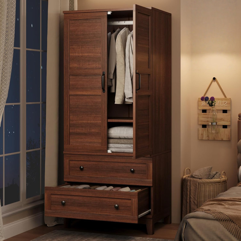 Armoire-penderie Armoire, Brun