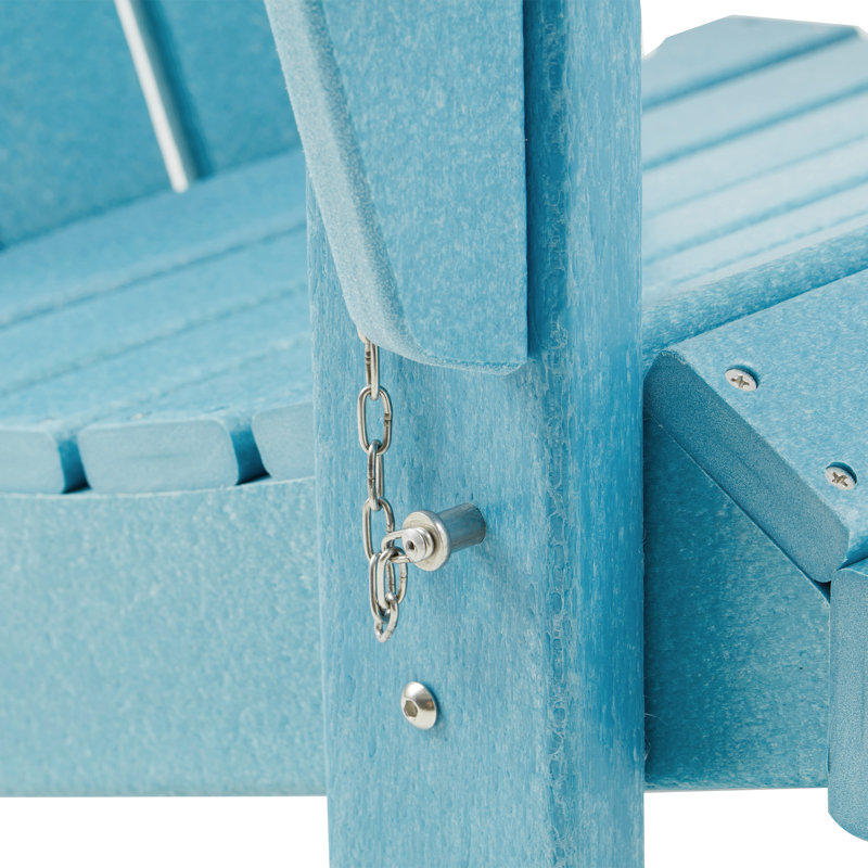 Chaise Adirondack pliante Delman, Bleu