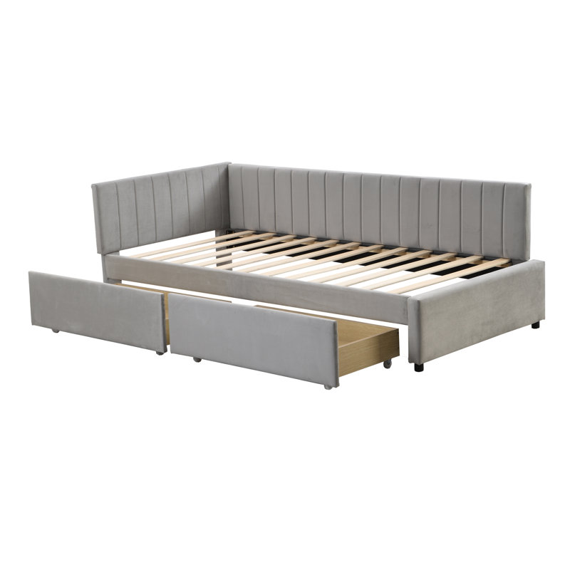 Aliyannah Upholstered Daybed, Grey