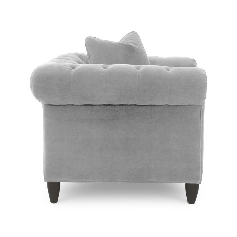 Fauteuil Chesterfield l 43 po Caspar, Thrillist Graphite Sustain®