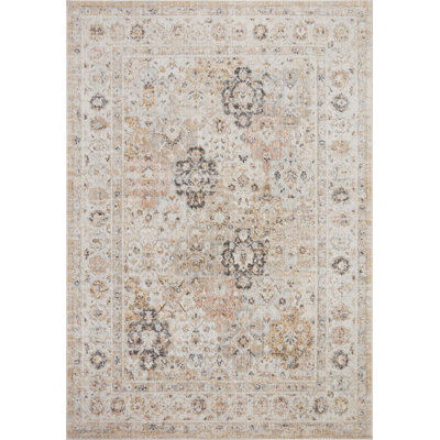 Tapis oriental en polypropylène tissé à la machine Monroe