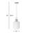 Bayley 1-Light Dimmable Jar Pendant