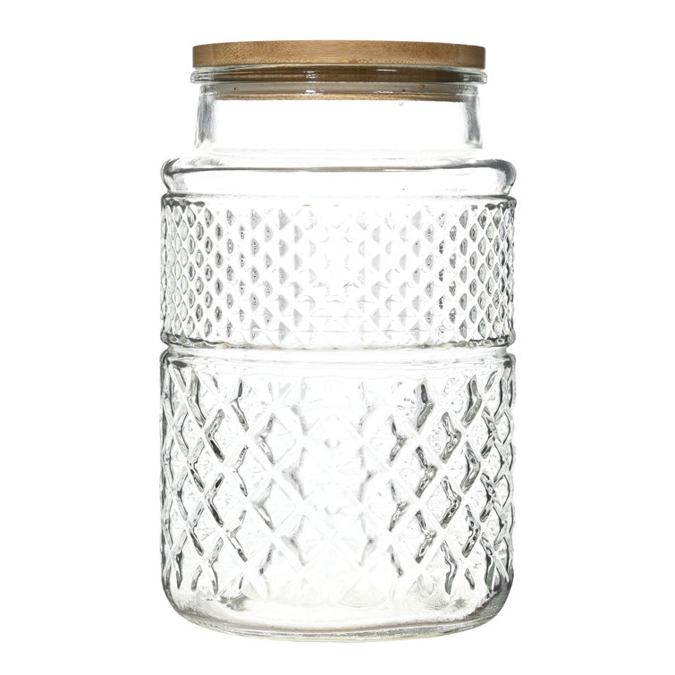 Glass Food 4 Piece Storage Jar Set Gracie Oaks