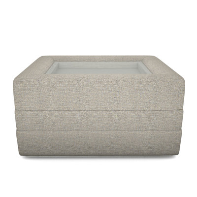 Boyden Ottoman with Wood Tray