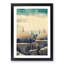 Hagia Sophia in Istanbul in Abstract - Picture Frame Graphic Art Print-55737734-55737735