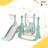 Sapphome Plastic Swing Set with 1 Swing(s) , 1 Slide(s)-86405975