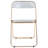 Lawrence Folding Chair Stackable Dining Accent Chair with Frame Kitchen Chair-59723045-91075918