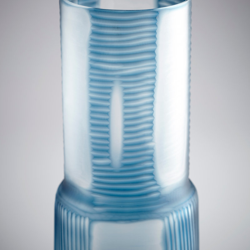 Olmsted Glass Table Vase, 17.25" H x 6" W x 6" D