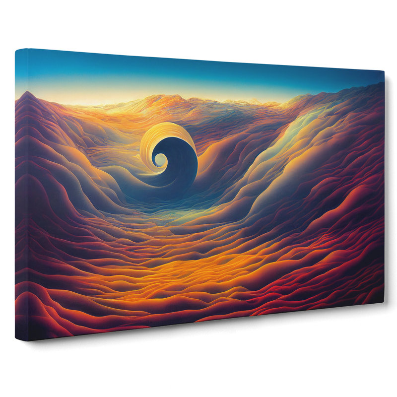 Cloudy Sky Surrealism Abstract - Wrapped Canvas, 35cm H x 50cm W x 3cm D