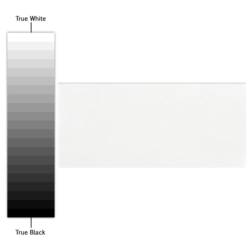 Twenties 8" x 4" Matte Ceramic Bullnose Tile Trim in White