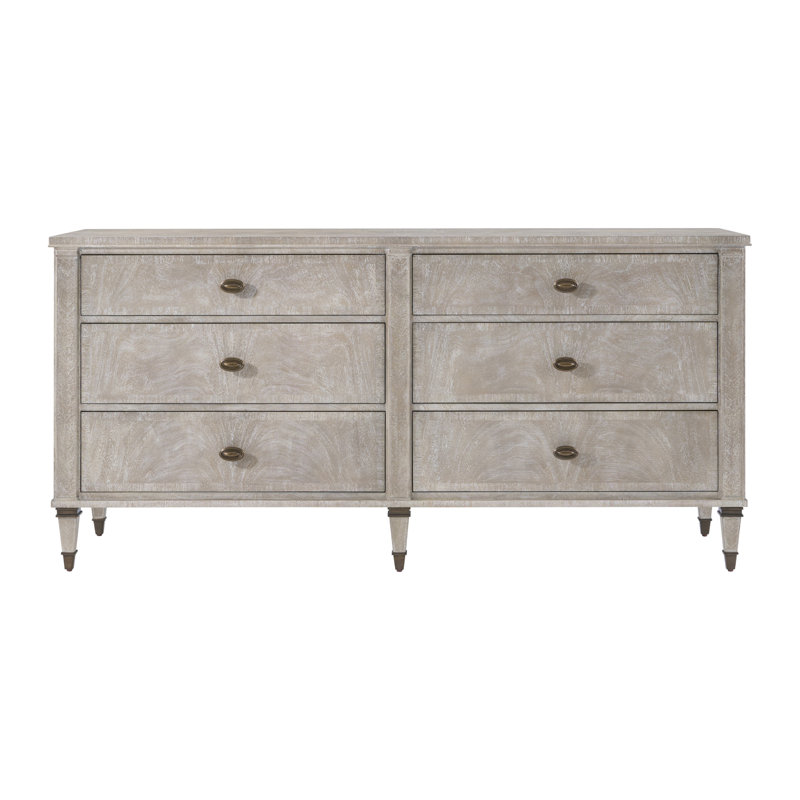 Commode 6 tiroirs Faulkner, Beige
