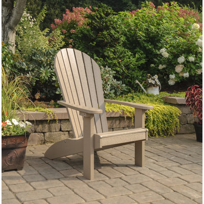 Chaise Adirondack en plastique Aatikah