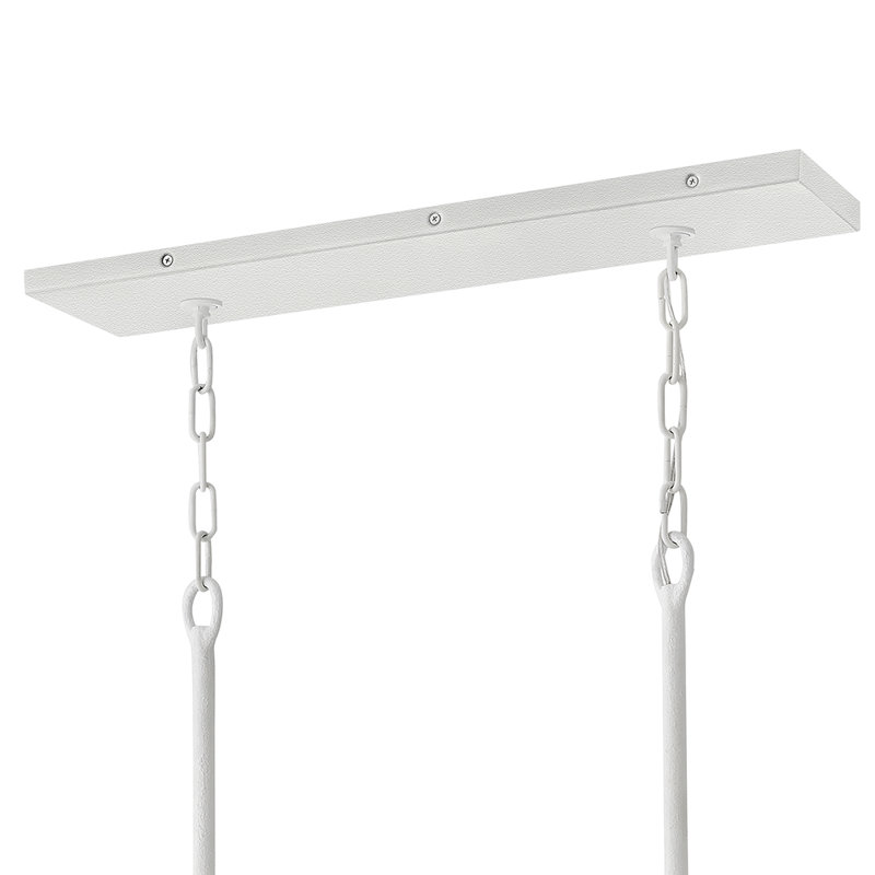 Hinkley Flora Linear Chandelier, Textured Plaster