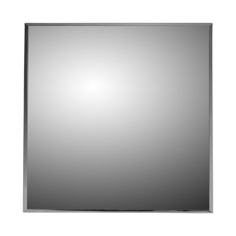 Scottville Residential Medicine Cabinet, Surface Mounted, Stainless Steel Framed, 24" H x 24" W x 4.25" D