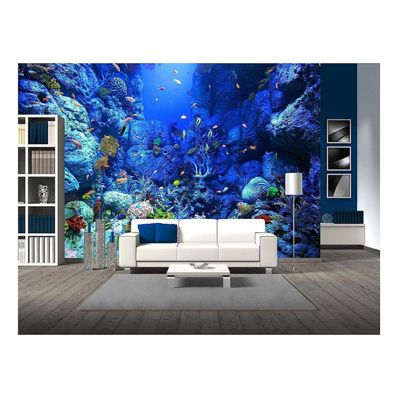 Nautical Ocean Peel & Stick Border, 66" L x 96" W