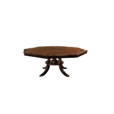 Table de salle à manger ronde extensible avec armoires de rangement à deux feuilles