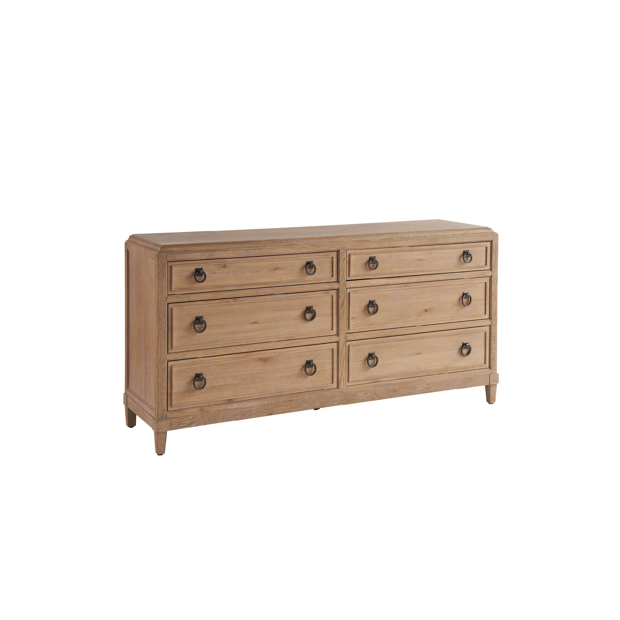 Hayes 6 Drawer Dresser, Tan