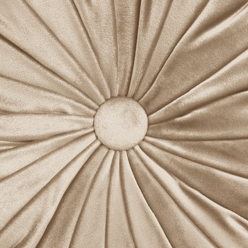 Housse de coussin Reyna, Taupe, H 15 po x l 15 po