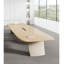 Table longue polyvalente aux tons clairs pour salle de réunion et réception-424525674