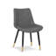 4 - Person Obsidian Black Dining Set Engineered Marble