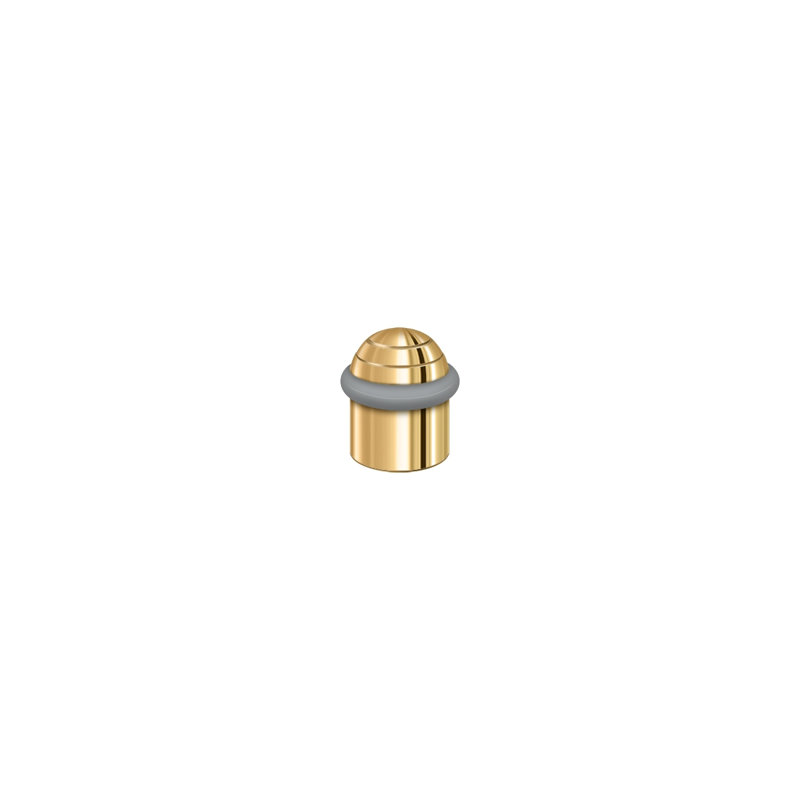Kick Stop, PVD Polished Brass, 1.625" H x 1.375" W x 1.375" D