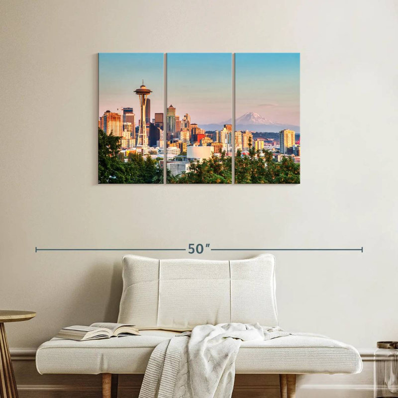 Paysage urbain Sirci Seattle, H 24 po x l 38 po