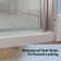 34-35.5 in.W x 72 in.H Pivot Frameless Glass Shower Door