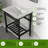 24"L White Ceramic Rectangular Bathroom Sink Single Faucet Hole Console Sink With Overflow