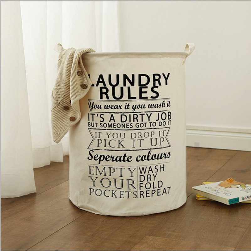 Canvas Laundry Set with Handles