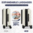 Luggage,with front opening,TSA approved lock,hardshell suitcase
