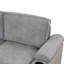Canapé-lit de 83,28 po en forme de L, escamotable 2 en 1, gris pour salon, chambre à coucher et appartement
