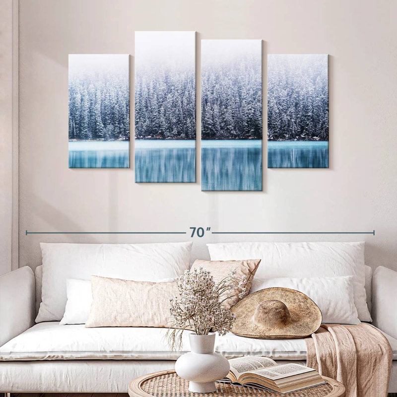 Alvord Lake Louise en hiver, H 32 po x l 52 po
