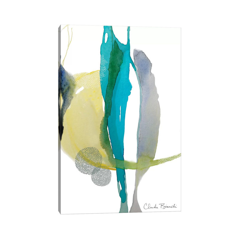 Desert Moon (Terrain Series) by Claudia Bianchi - Wrapped Canvas Painting