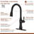 Mondawe Pull Down Kitchen Faucet-72651135
