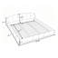 Très grande base de lit tapissier très grande taille en chenille, tête de lit épaisse courbée et pied de lit enveloppé, lit de plancher à profil bas, aucun sommier requis, assemblage facile-1476022216-1476022221