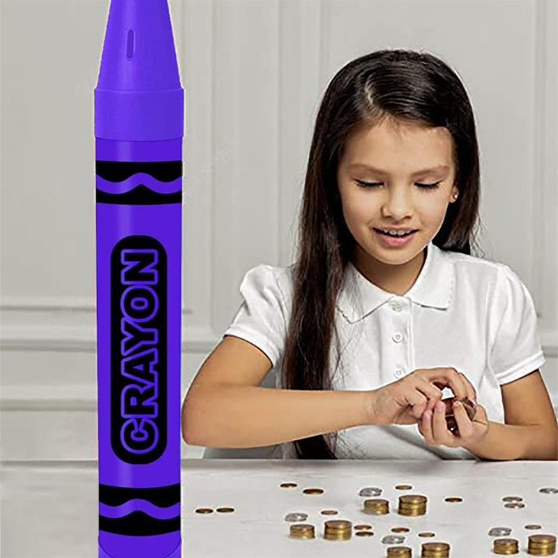 Boîte à crayons géante PMU, paquet de 36 pouces / 1, Mauve