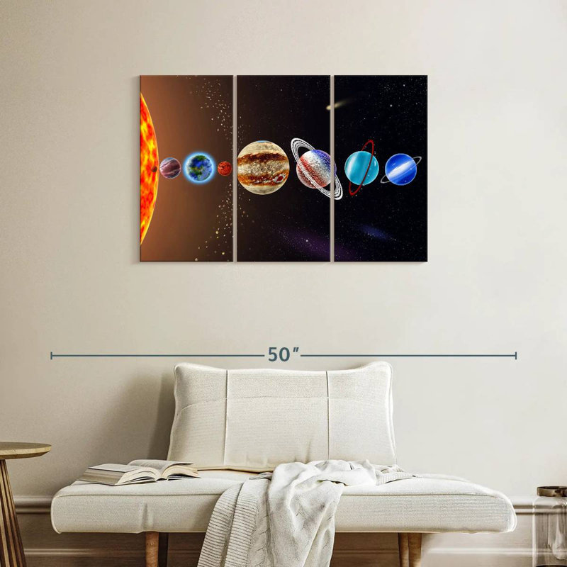 Oberle Planet Alignment, 24" H x 38" W