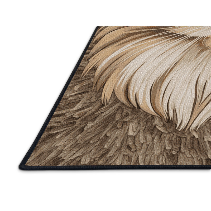  Tapis lavable chats persans, Rectangulaire 2 pi x 3 pi
