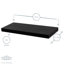 Harbour Housewares - Modern Floating Wall Shelf-61822608-61892229