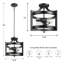 Amadi 13.5" 2-Light Lantern Semi Flush Mount-1979252825