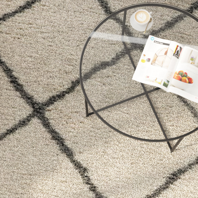 Geometric Indoor Rug, Rectangle 8' x 10'