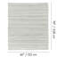 Tapis intérieur / extérieur beige en coton touffeté à la main Steinmetz-1155526657