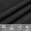 Sunshade Sail 160 G/M² Triangular Black 5X7x7 M HDPE-343098082