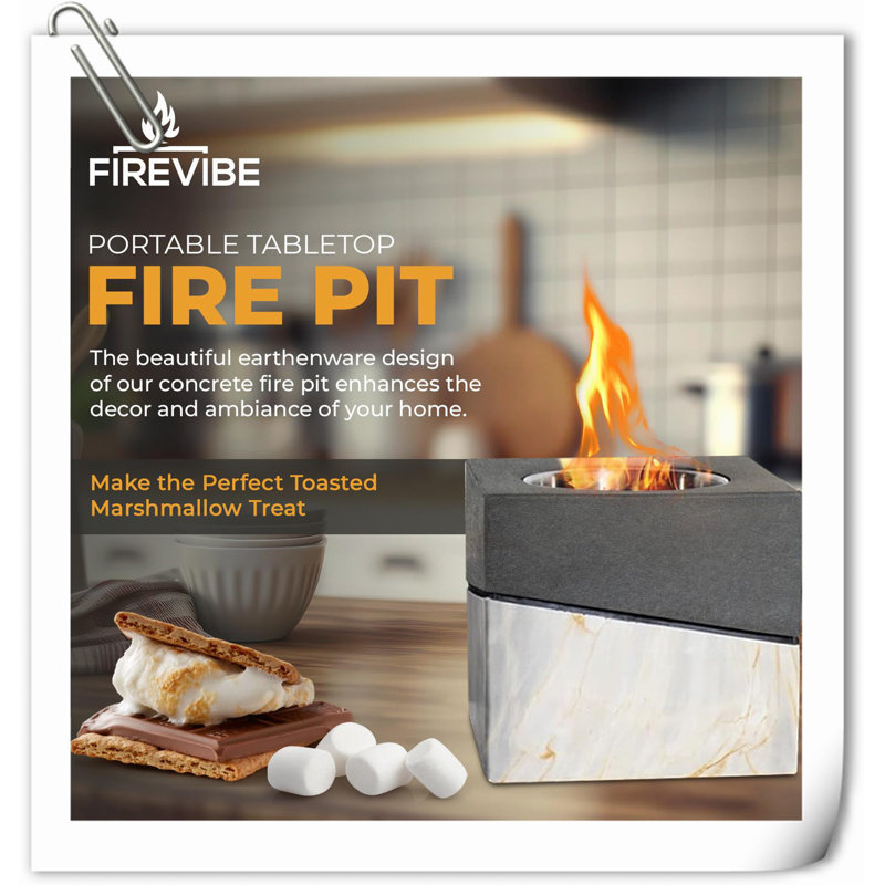 Tabletop Fire Stone Tabletop Fireplace